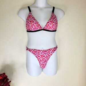Floral Pink Bikini Set